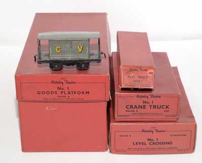 Lot 153 - Hornby O gauge platform accessories