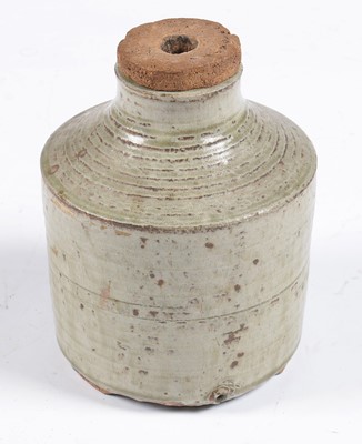 Lot 603 - Three earthenware vases by Michael Whittaker White.