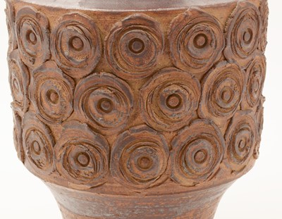 Lot 603 - Three earthenware vases by Michael Whittaker White.