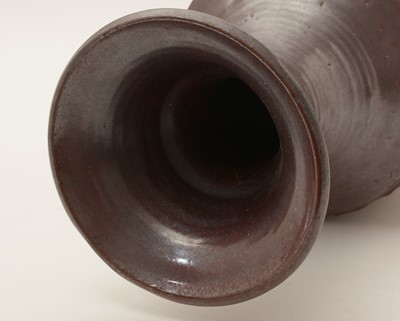Lot 603 - Three earthenware vases by Michael Whittaker White.