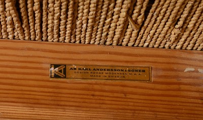 Lot 640 - Børge Mogensen for Karl Andersson & Söner: six 'Asserbo' chairs.