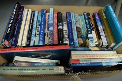 Lot 482 - A selection of hardback books relating to mountaineering