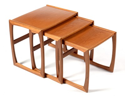 Lot 646 - Attr. to G-Plan: a teak nest of three occ. tables.