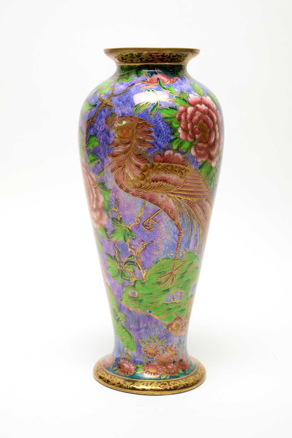 Lot 523 - Wedgwood Argus Pheasant lustre vase