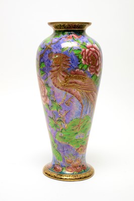 Lot 523 - Wedgwood Argus Pheasant lustre vase