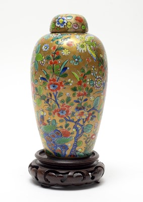 Lot 439 - Clobbered Chinese small vase