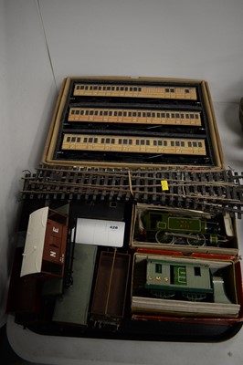 Lot 428 - Selection of model railway items.
