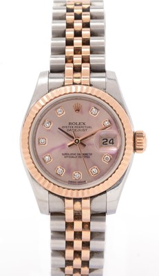 Lot 27 - Rolex Oyster Perpetual Datejust Superlative chronometer lady's wristwatch