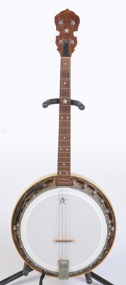 Lot 845 - Tony Sullivan 'Sullys' Tenor banjo cased