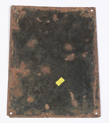 Lot 705 - A rare Beverol enamel advertising sign
