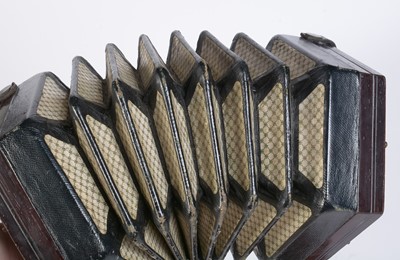 Lot 818 - Lachenal Anglo system concertina