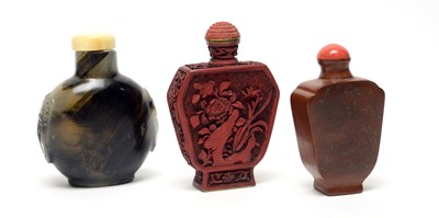 Lot 470 - Three Chinese snuff bottles