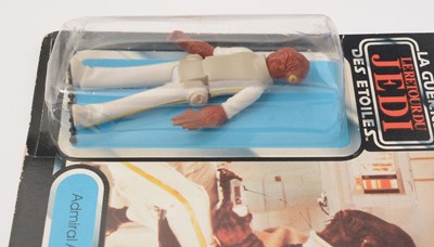 Lot 235 - Star Wars Return of the Jedi Admiral Ackbar carded figure