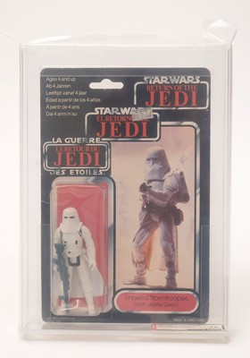 Lot 266 - Star Wars Return of the Jedi Imperial Stormtrooper carded figure, AFA graded