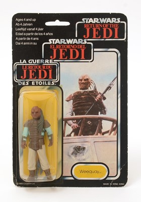 Lot 267 - Star Wars Return of the Jedi Weequay carded figure