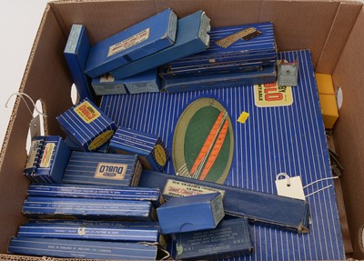 Lot 135 - A Hornby Dublo OO-gauge train set, track and power control units