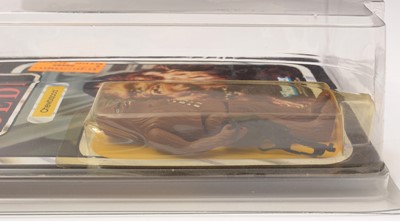 Lot 1088 - Star Wars Return of the Jedi Chewbacca carded figure, signed