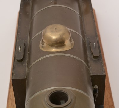 Lot 296 - A scratch-built 3 1/2in gauge locomotive and wagon