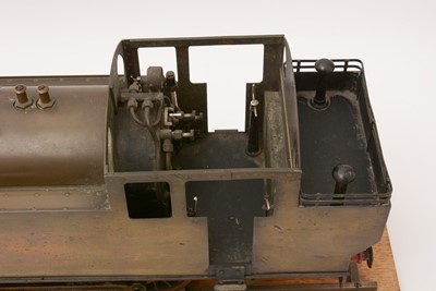 Lot 296 - A scratch-built 3 1/2in gauge locomotive and wagon