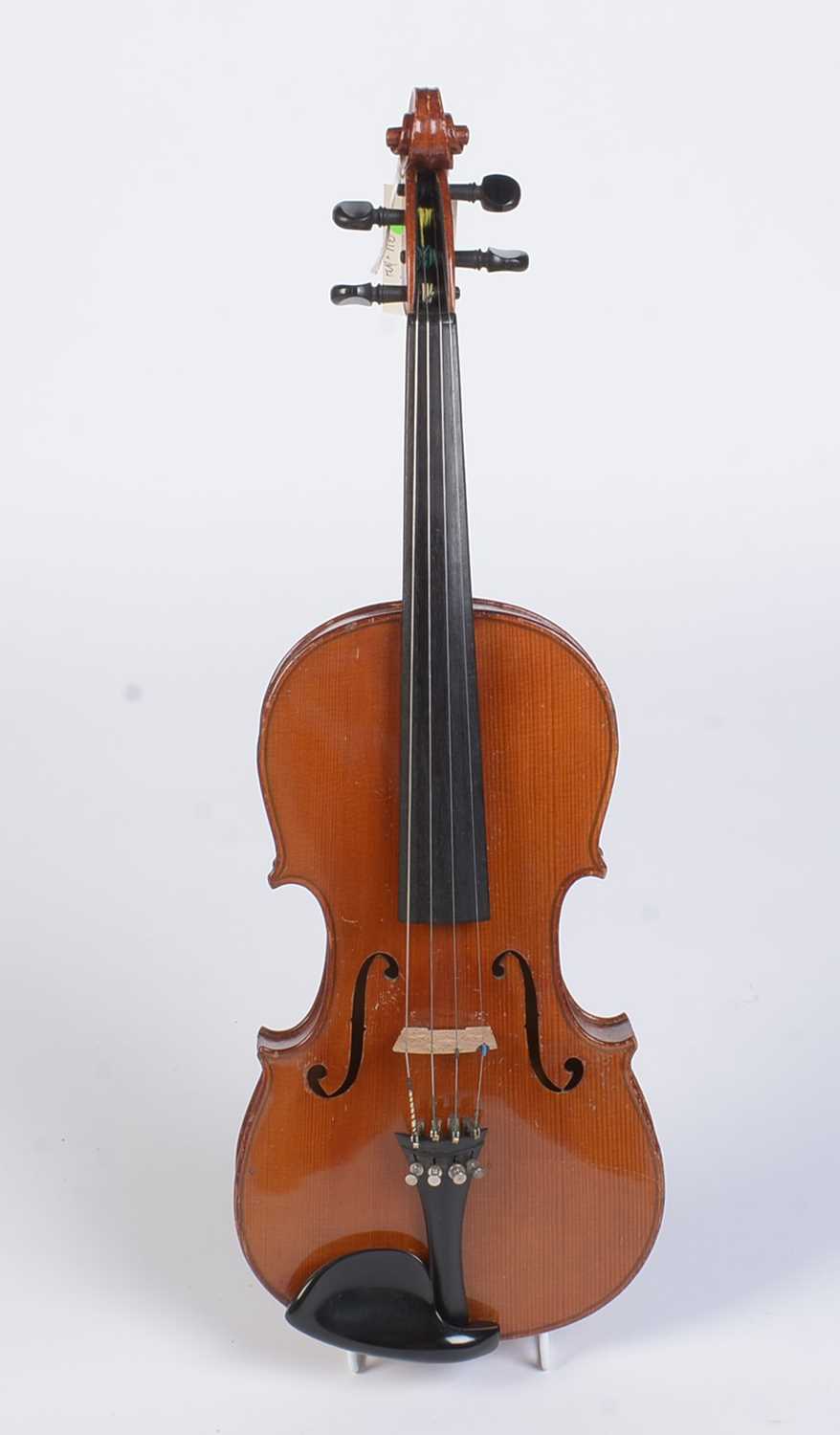 Lot 19 - Early 20th Century German violin, bow and case