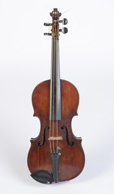 Lot 825 - Violin labelled Nicholas Peron