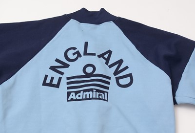 Lot 659 - England FIFA World Cup Mexico 1986 tracksuit tops and a signed football