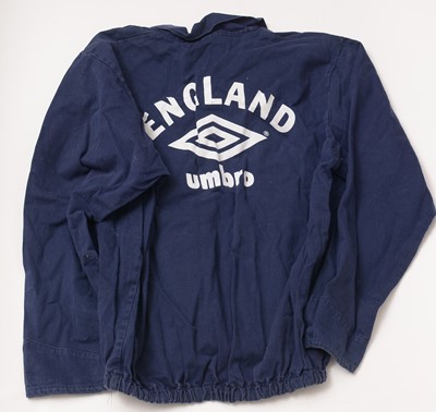 Lot 659 - England FIFA World Cup Mexico 1986 tracksuit tops and a signed football