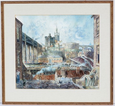 Lot 639 - Style of Ronald "Ron" Embleton - watercolour