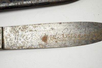 Lot 436 - A German WWII Hitler Youth dagger, by Ed. Wusthof