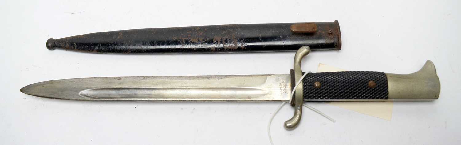 Lot 440 - German WWII Fireman's bayonet, by Hermann Schellhorn