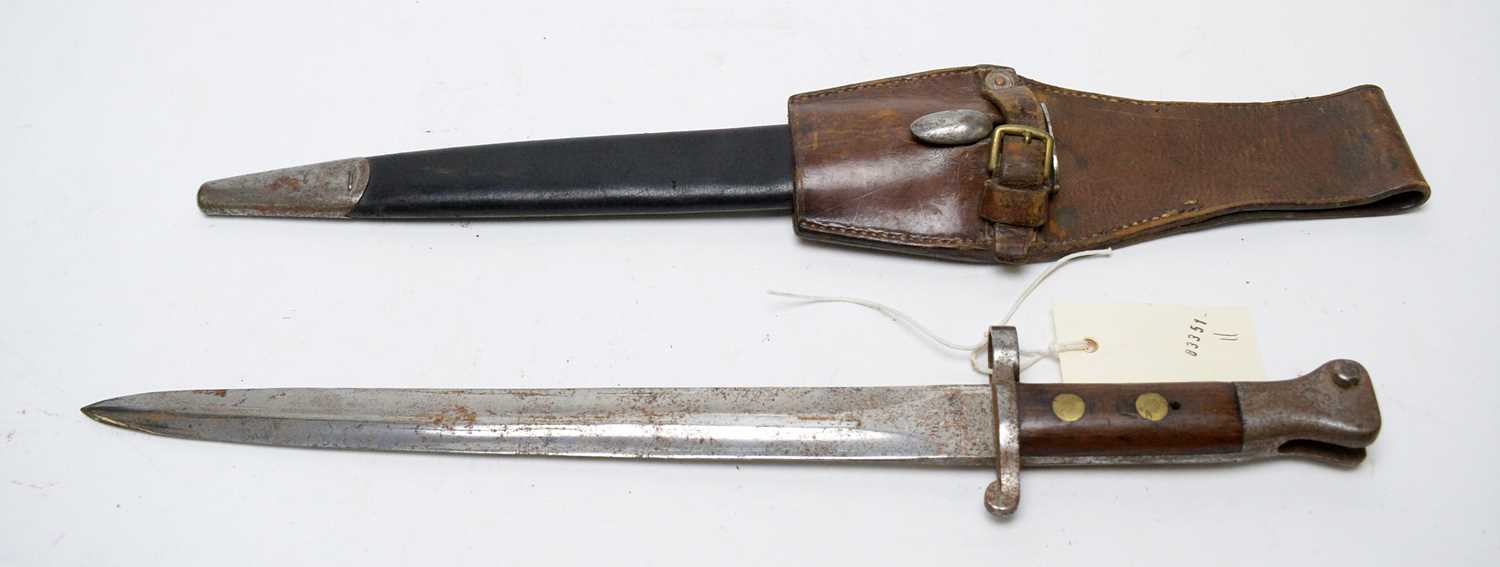 Lot 441 - British late 19th Century Lee-Mitford bayonet Mk. I