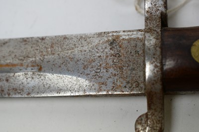 Lot 441 - British late 19th Century Lee-Mitford bayonet Mk. I