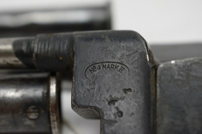 Lot 443 - Two British WWII bayonets for a No.4 rifle, Mk. II