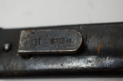 Lot 447 - Two bayonets, one Belgian the other Czech