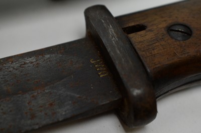 Lot 447 - Two bayonets, one Belgian the other Czech