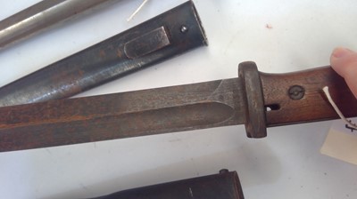 Lot 447 - Two bayonets, one Belgian the other Czech