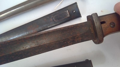Lot 447 - Two bayonets, one Belgian the other Czech