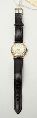 Lot 116 - A 1960s Hamilton yellow-metal cased wristwatch