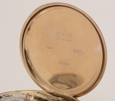 Lot 40 - Rolex, Geneve: a 9ct yellow gold cased hunter pocket watch