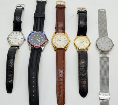 Lot 125 - Five dress watches