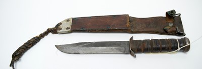 Lot 452 - A United-States Navy Ka-Bar fighting knife