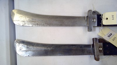 Lot 455 - Two WWII RAF or US Airforce folding machetes