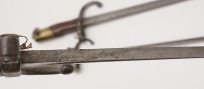 Lot 425 - Group of three French bayonets