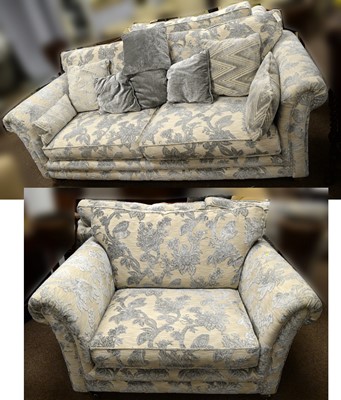 Lot 82 - 'Lowry' three seater sofa and matching love seat by Alston's.
