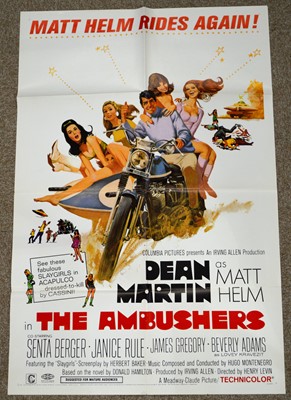 Lot 701 - The Ambushers (1966) film poster.
