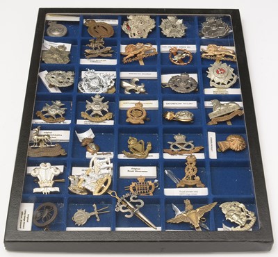 Lot 494 - Collection of British cap badge