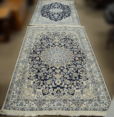 Lot 91 - Tow modern Persian Tabriz-style rugs.