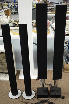Lot 77 - Two pairs of Bang & Olufsen floor-standing speakers.