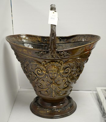 Lot 275 - Art Nouveau style coal-scuttle.