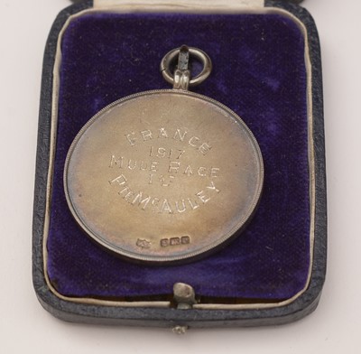Lot 420 - Group of WWI medals and insignia